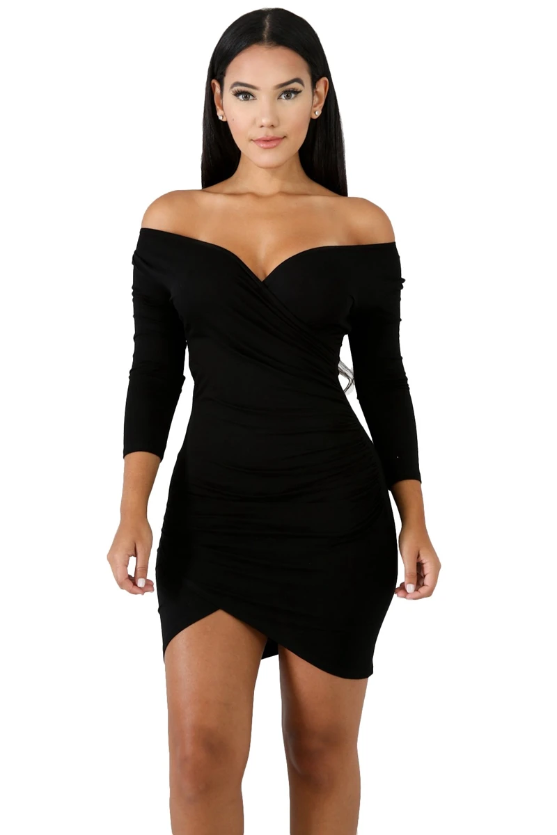 Модные пикантные вечерние ночной клуб платье для женщин 2019 весеннее с длинными