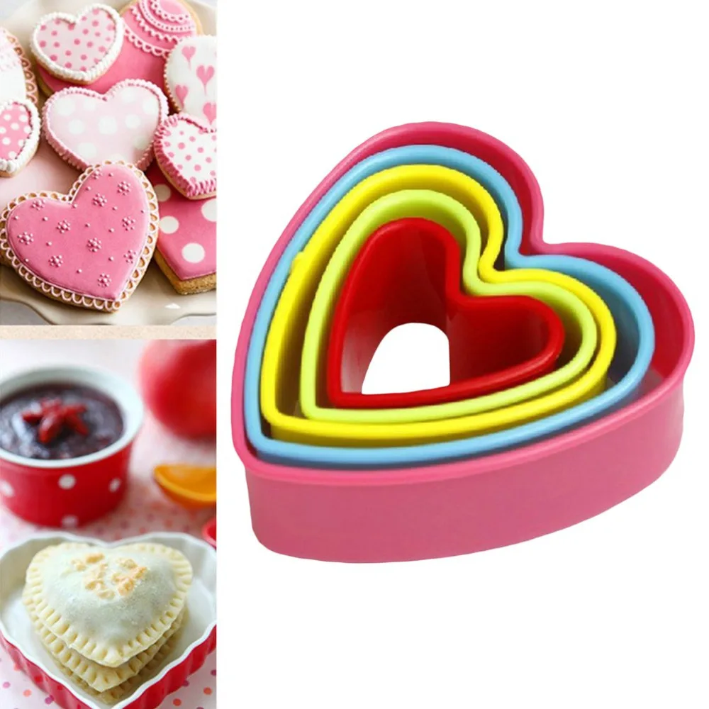 Различные формы помадка торт выпечка печенья Плунжер резак декор звезды