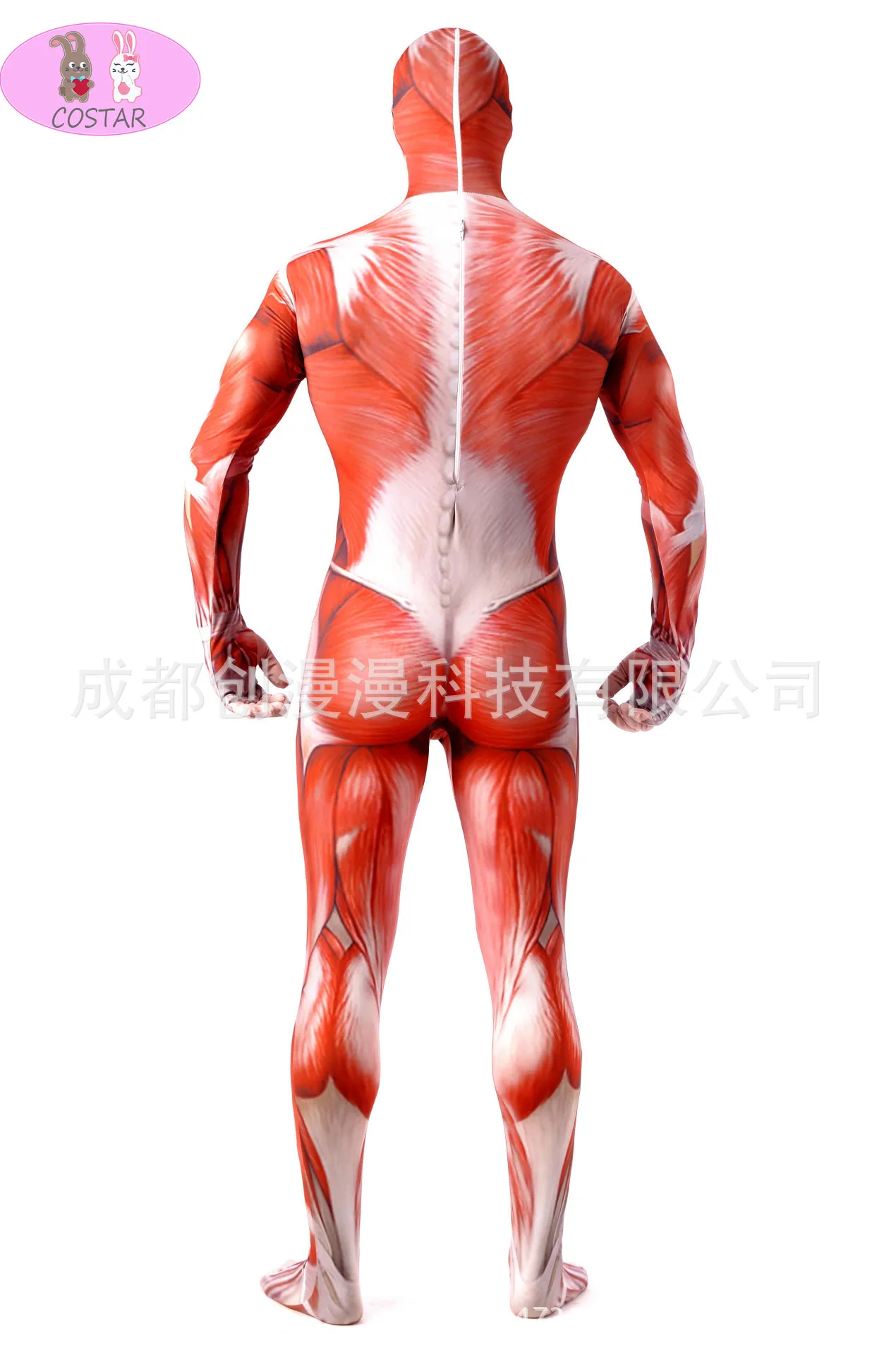 

CSOTAR Anime Attack on Titan Kyojin Cosplay Costume Titan Muscle Bodysuit Tights Flexible Halloween Kids Unisex
