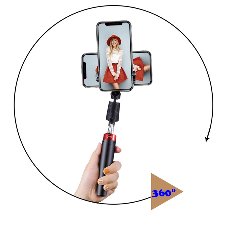 

Mini Portable Selfie Stick Tripod Bluetooth Rmote Mobile Phone Holder Stand for Huawei Shoot Video Call Youtuber Tiktok Vlogger