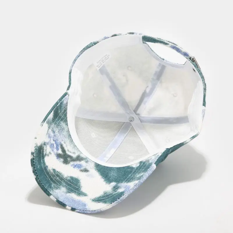 

Tie-dye hat unisex Couple Colorful Graffiti Baseball Caps Adjustable Hip-hop Hat Visors Outdoor Summer Hat Hot Sale