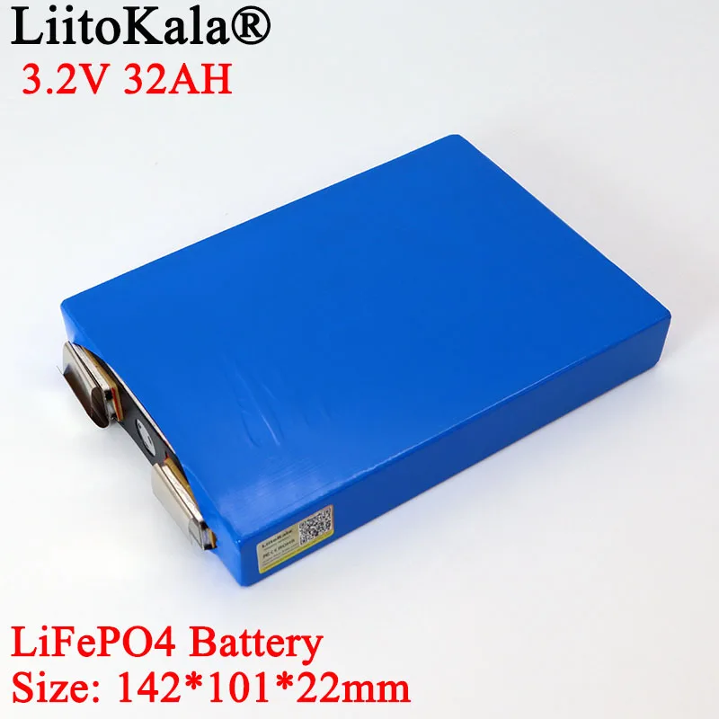 3.2в 32ач Аккумулятор LiFePO4 фосфат большой емкости 32000 мА/ч мотоциклетные