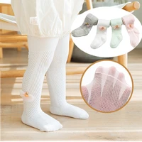 summer spring toddler princess stockings baby tights cotton cute flower kids girl tights clothes mesh newborn children pantyhose