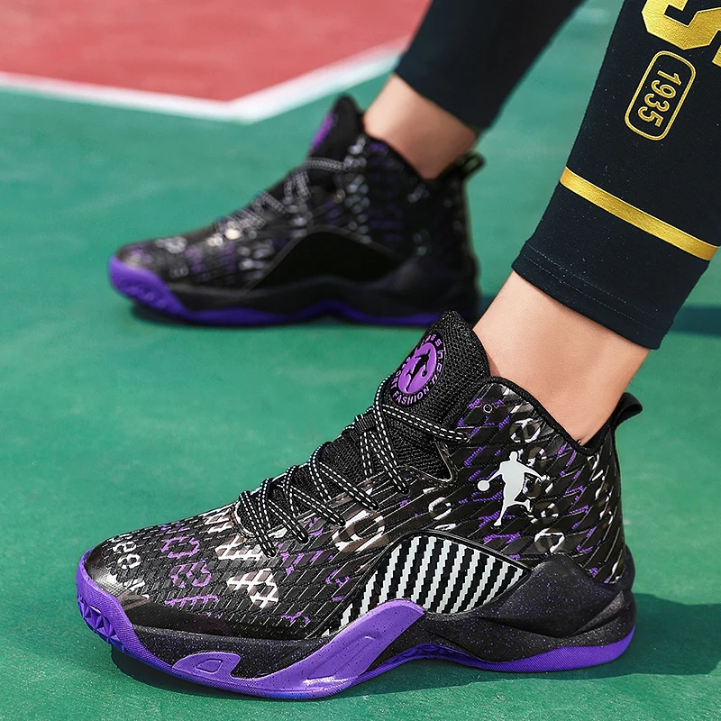 

Boys Basketball Sneakers Jordan 2020 New Personalized High-top Sneakers Children Sports Shoes Kids Training Basketball Shoes