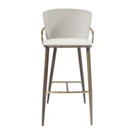 modern stainless steel frame home modern leisure cafe furniture golden metal high stool taburete alto bar stool