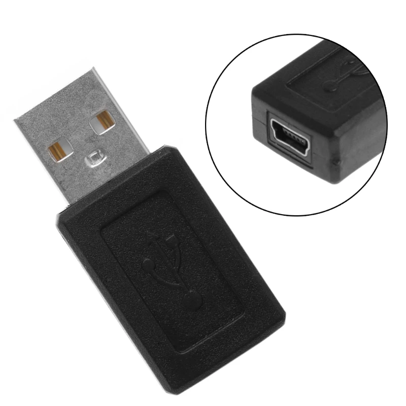 Адаптер переходник ALITER USB 2 0 Type A папа Mini 5 Pin Тип B мама| |