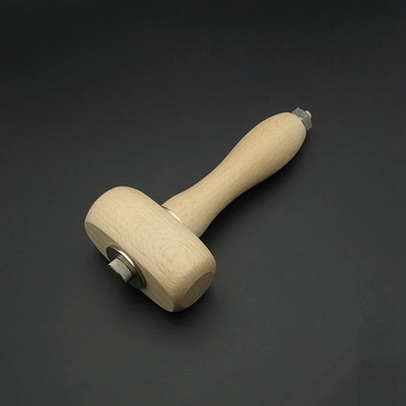 Деревянный молоток для кожевенного ремесла резьбы набор инструментов шитья кожи