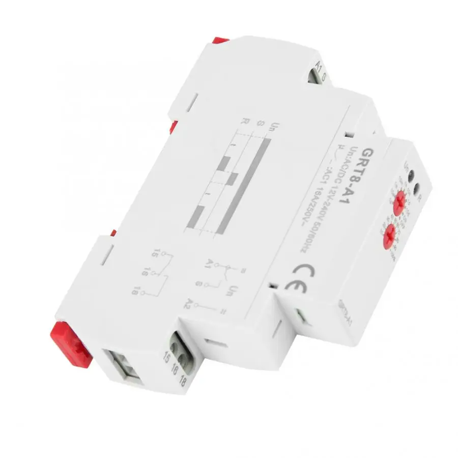 Ethernet реле GRT8-A1 задержки по времени 12V-240V таймера din-рейка Тип на время |