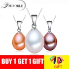 Женское ожерелье из серебра 925 пробы с натуральным пресноводным жемчугом