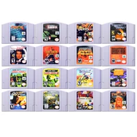 64 битные игровые автоматы картриджи для видеоигр консоль карта на английском