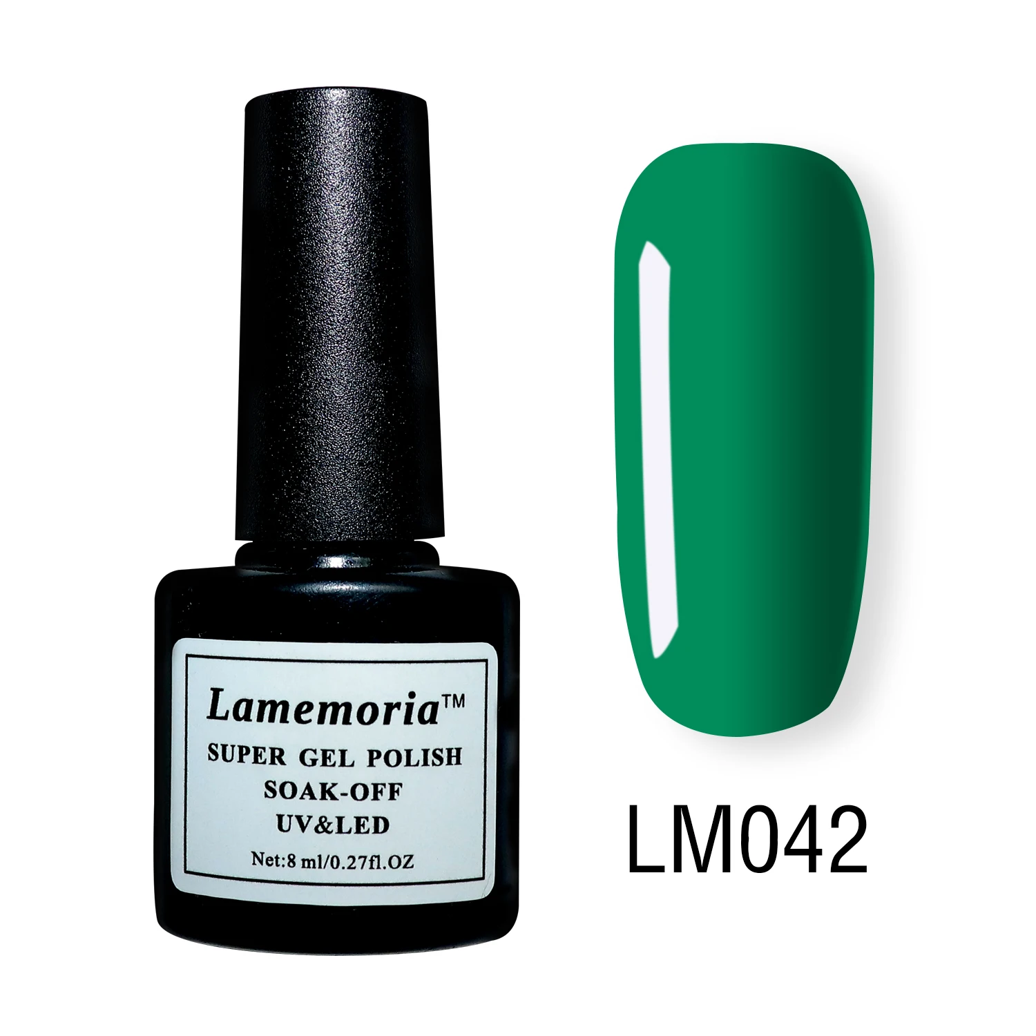 LM042 56 цветов, чистый Гель-лак для ногтей, черный, белый цвет, 8 мл, полуперманентный УФ-лак для ногтей, декоративный светодиодный - Цвет: LM042