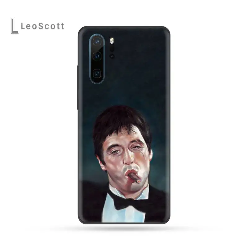 Чехол Scarface с Тони курительным фильмом США для телефона Huawei P9 P10 P20 P30 Pro Lite smart Mate 10 20