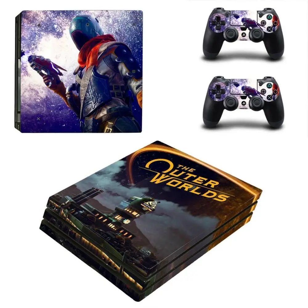 Внешние Миры PS4 Pro стикер Play station 4 наклейка для PlayStation консоль и контроллер Скины