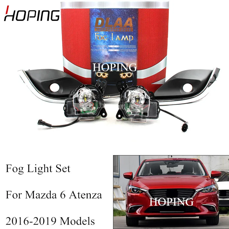 

Hoping Good Quality For Mazda 6 Atenza 2016 2017 2018 2019 Front Bumper Fog Light Fog Lamp Wiring Switch Harness Kit Set