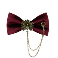 new high quality luxury bow tie for men designer brand formal dress bowtie male wedding party butterfly tie with gift box