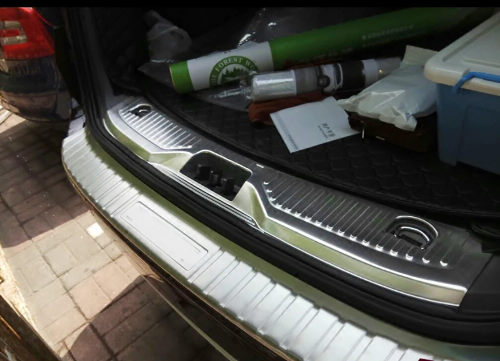 Подходит для Ford Everest 2016 2017 2018 2019 внутренний и наружный задний бампер из