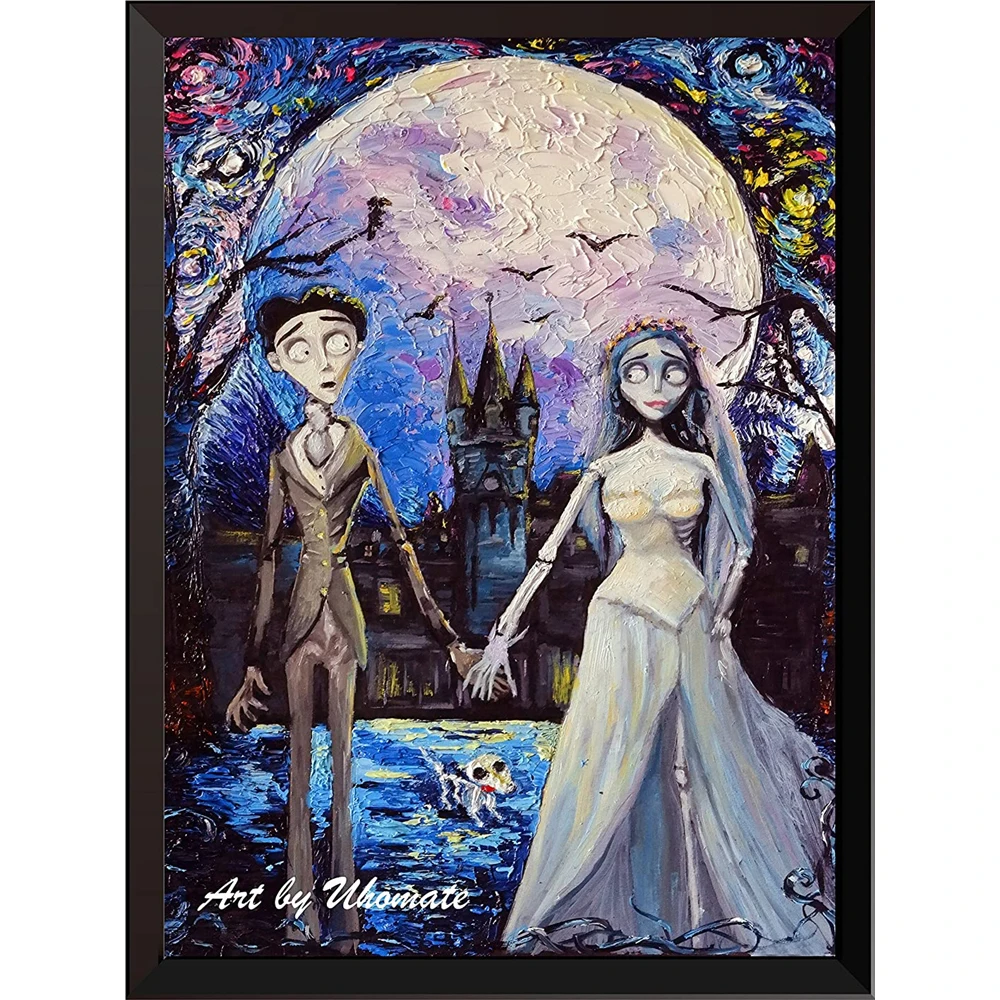 

Tim Burton DIY 5D Full Diamond Embroidery Diamond Painting Diamond Mosaic Set Christmas Gift Home Decor Hobby Needlework Decor