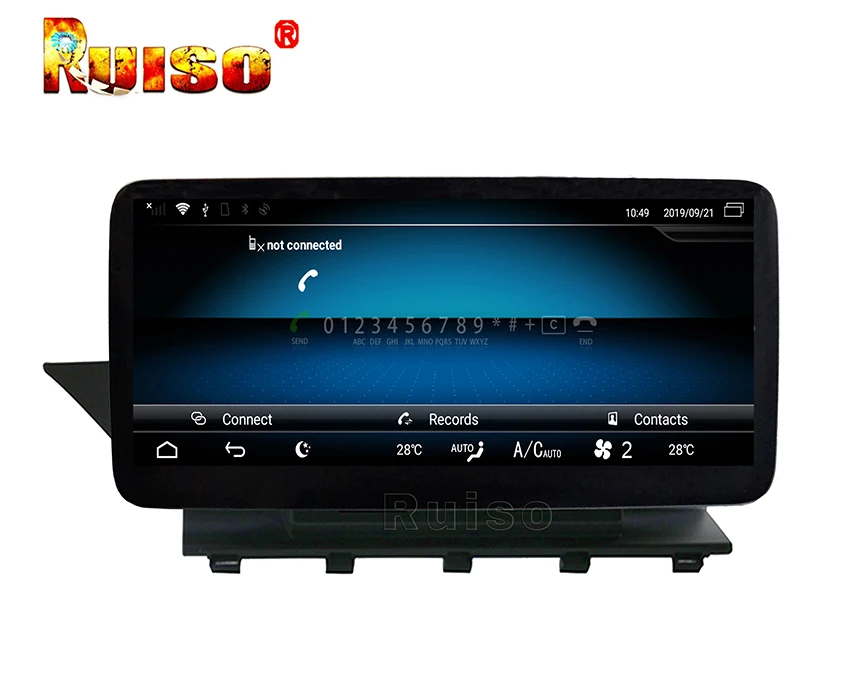 Ruiso 4 Гб ОЗУ+ 32 Гб ПЗУ для Benz GLK Class X204(2008~) Android 9,0 автомобильный dvd-плеер gps аудио авто стерео Мультимедиа