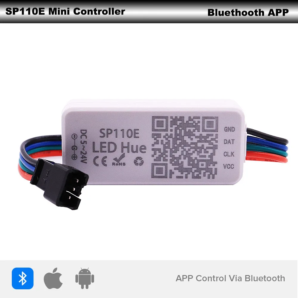 Управление светодиодной лентой WS2812B WS2811 SK6812 ler Bluetooth SP105E SP107E SP110E WIFI SP108E SP501E Music SP601E |