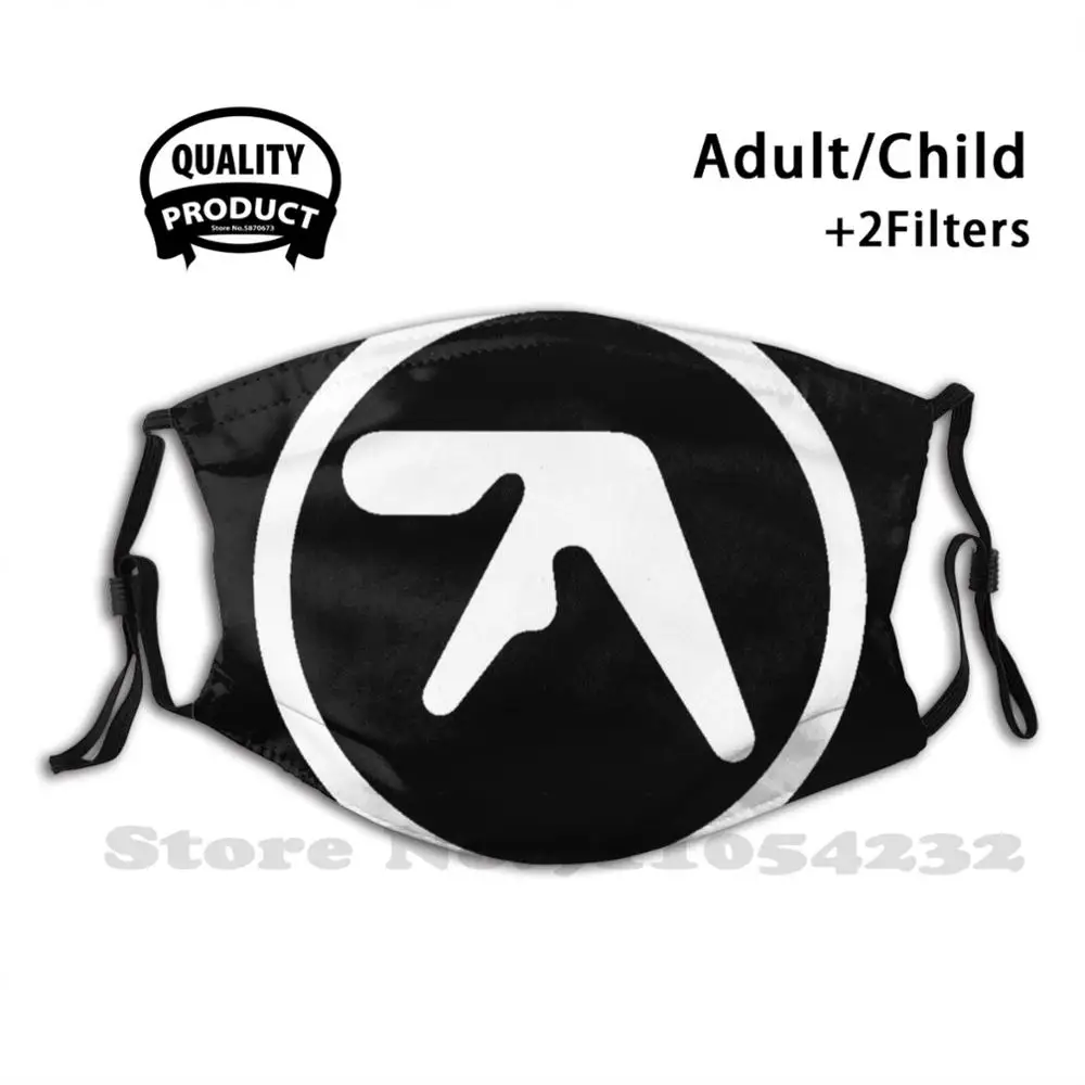 

Копия Aphex Twin Design Black дышащая многоразовая маска для рта Aphex Twin Electronic Idm музыкальные доски Канады Aphex Twin