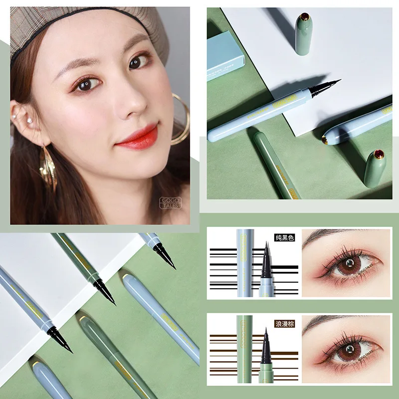 

Slender Speed Painting Eyeliner Very Fine Soft Head Liquid Eyeliner Waterproof And Sweatproof Not Smudge