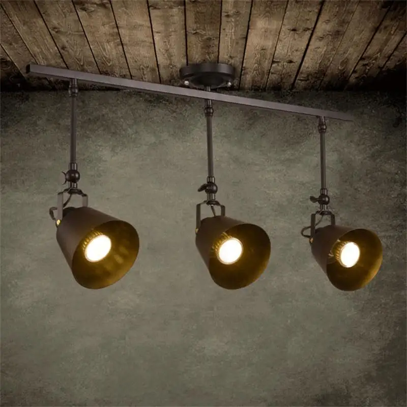 Потолочный светодиодный ретро светильник в стиле лофт ламсветильник для