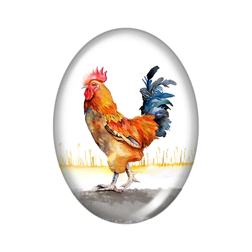 Овальный петух 10 шт. 13 х8 мм/18 х2 5 мм/30 х40 мм