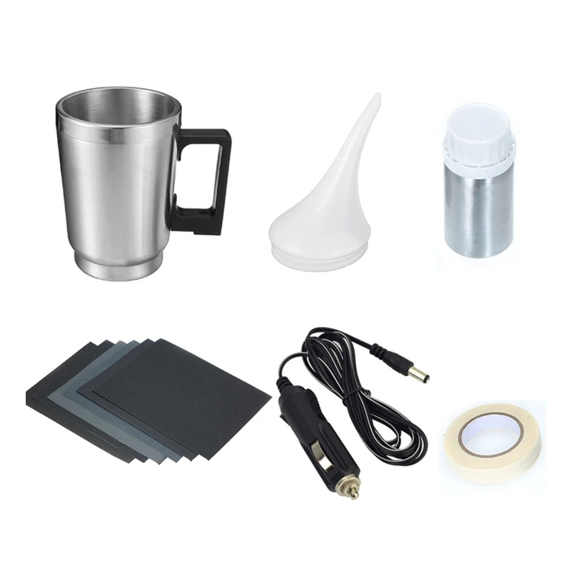 

Electri Heating Cup Practical Atomizing Cup Headlight Renovation Repair Tool Kit Vehicle Care Supplies