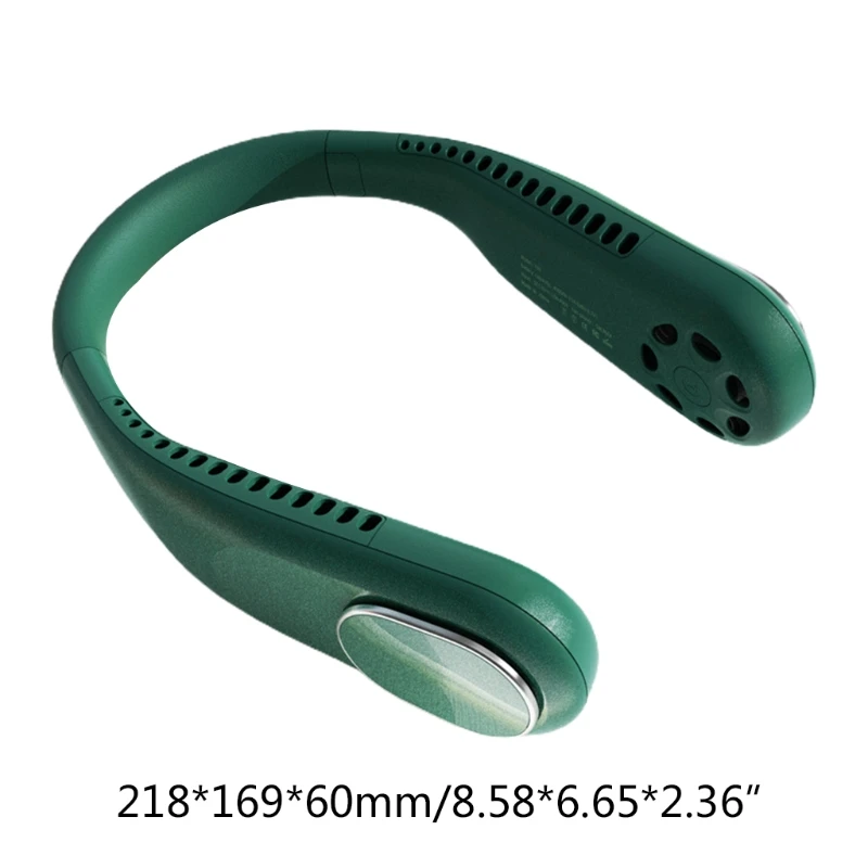 

Portable Bladeless Hanging Neck Fan 4000MAH Mini Air Cooler Rechargeable Small Personal Cooling Tools for Hom Outdoor Retailsale