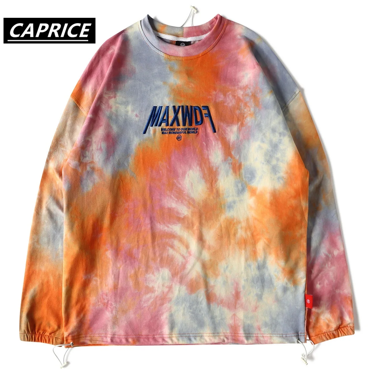 Футболка с длинным рукавом Повседневная футболка большого размера вышивкой в