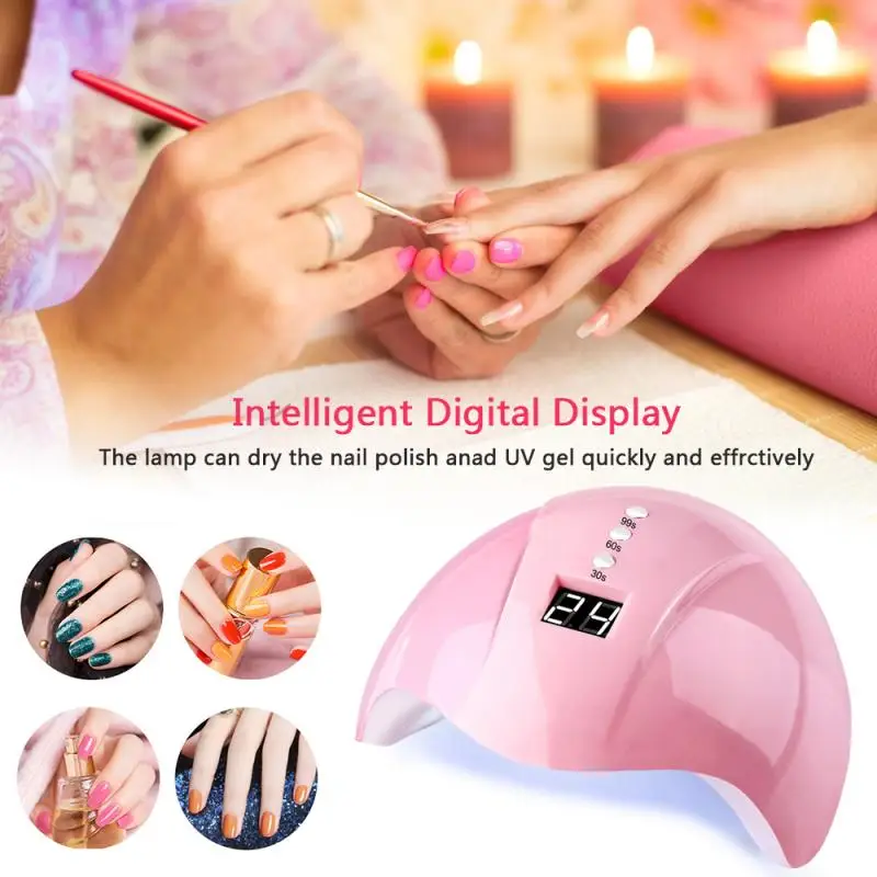 

LED Nail Lamp For Manicure 54W/48W/36W Nail Dryer Machine UV Lamp For Curing UV Gel Nail Polish With Motion Sensing LCD Display