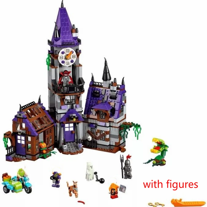 Scooby Doo Mystery Mansion Строительные кирпичи развивающие игрушки для детей Совместимые фигурки 75904 модель игрушки подарок