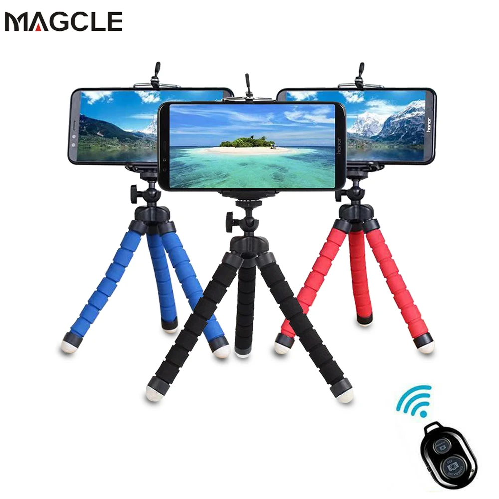 Штатив для мобильного телефона Настольный держатель Bluetooth дистанционный Затвор