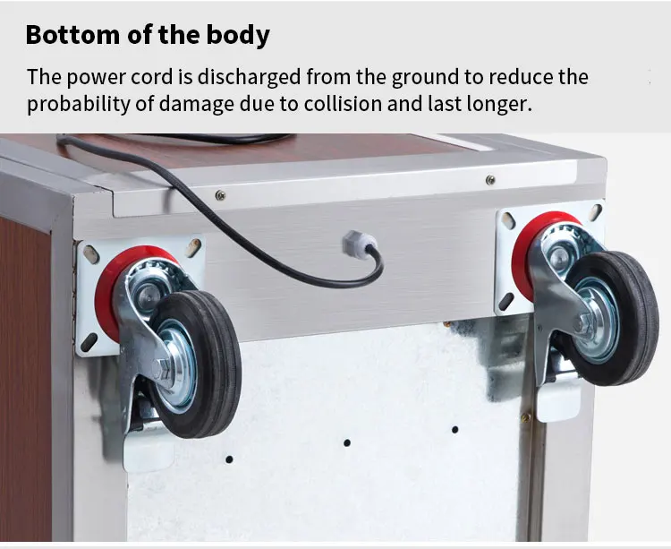 HPW 110 нержавеющая сталь движущиеся стол тарелку двойное отверстие плита