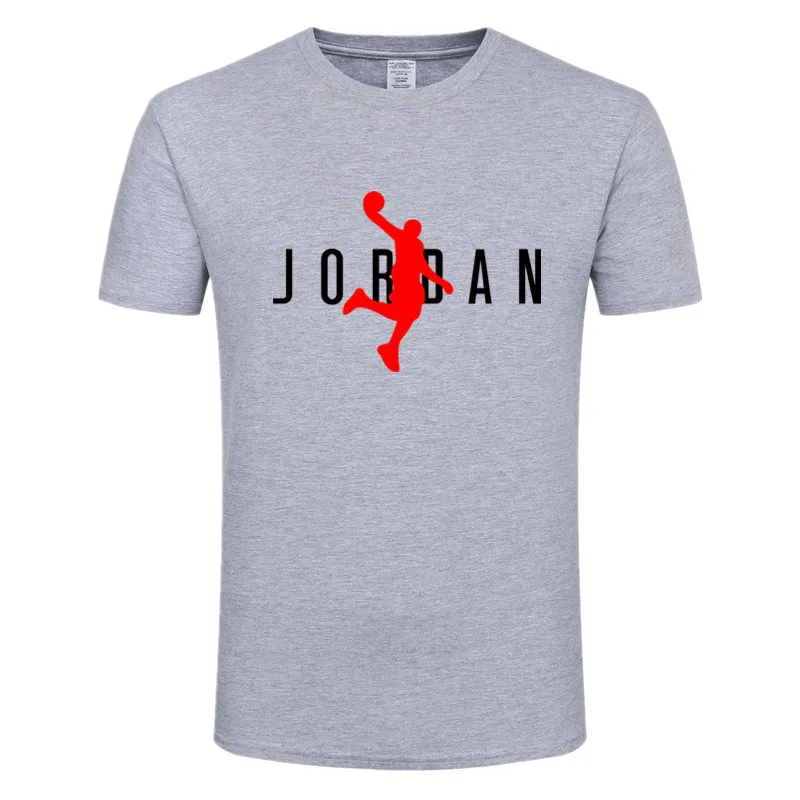 

2021 high quality summer men's fashion o collar T-shirt casual breathable Jordan men's casual wear