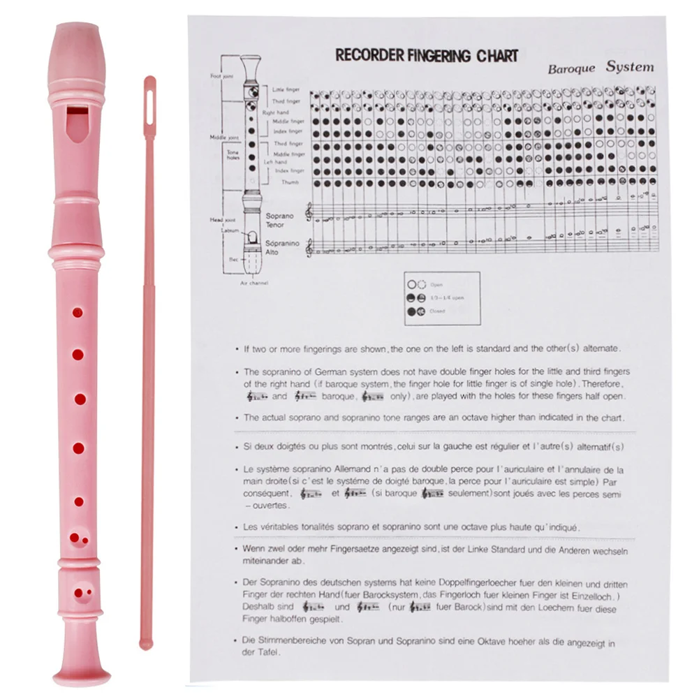 Кларнет с длинной канавкой и 6/9 отверстиями музыкальный инструмент из АБС