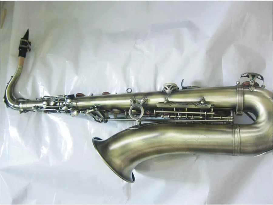 Саксофон тенор Бесплатная доставка инструмент саксофон с проволокой из бронзы и