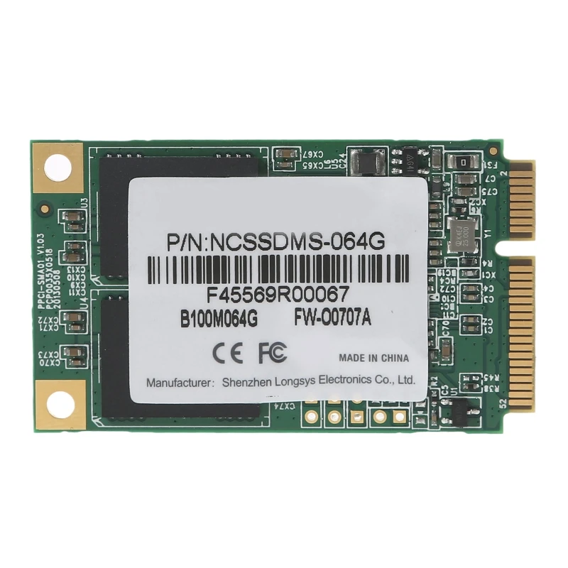 

64G mSATA 6 ГБ/сек. 50 мм Улучшенный SSD твердотельный накопитель внутренний SATA3 Mini SATA III модель для ноутбука и ПК