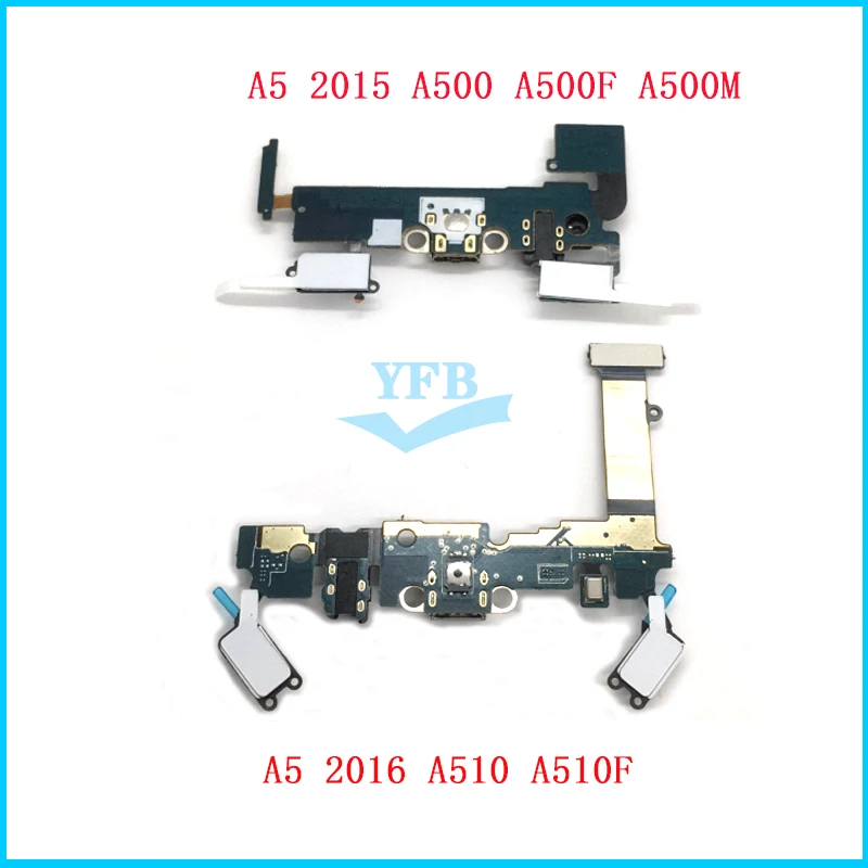 Гибкий кабель для зарядки док станции Samsung Galaxy A5 2015 A500 A500F A500M 2016 A510 A510F|Шлейфы