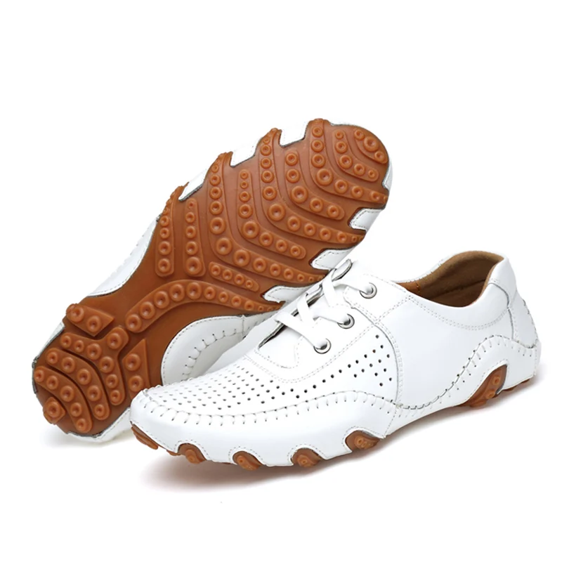 2020 new Golf Shoes Man Sneakers Lace up non slip light breathable soft comfort Sports MEN with Studs | Спорт и развлечения