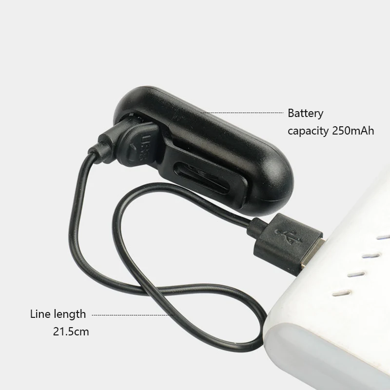 Велосипедный фонарь заряжаемый через USB Предупреждение задний светильник COB