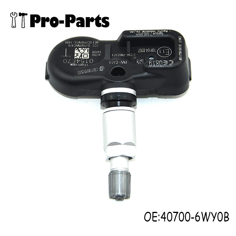 Система контроля давления в шинах TPMS 1 шт. для Infiniti Q60 QX50 QX70 QX80 Nissan PMV-CA14 Juke Leaf 407006WY0B