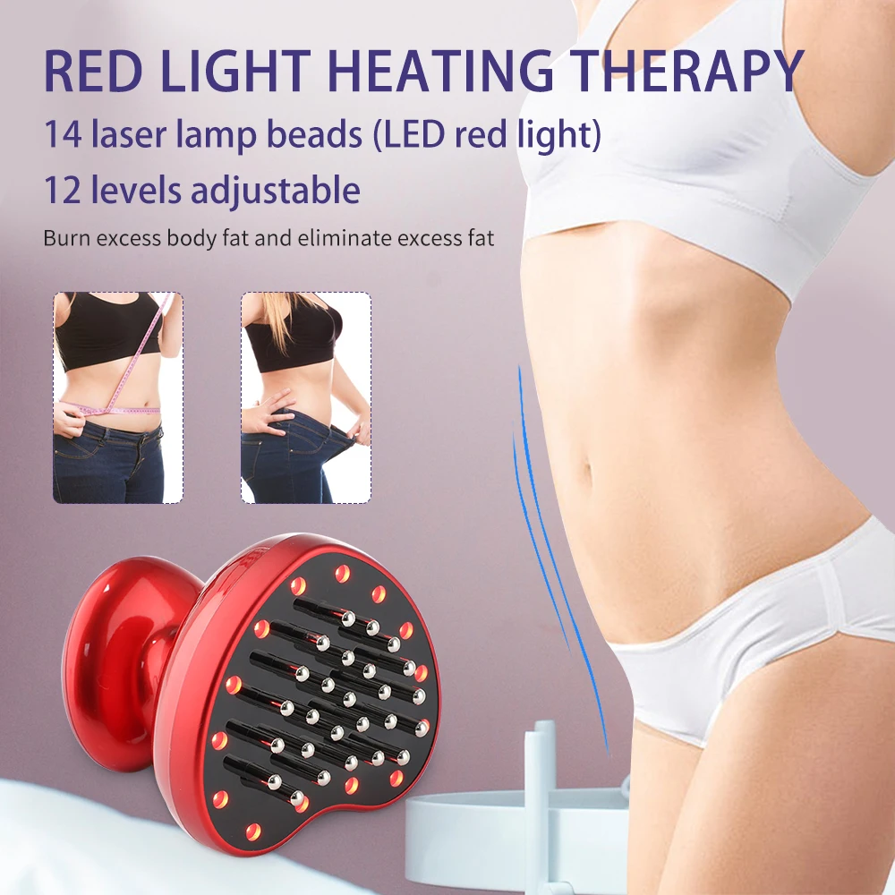 

Electric Vacuum Cupping Body Massager Suction Scraping Cup Fat Removal Acupoint Detoxifies Guasha Massage Intensity 12 Levels
