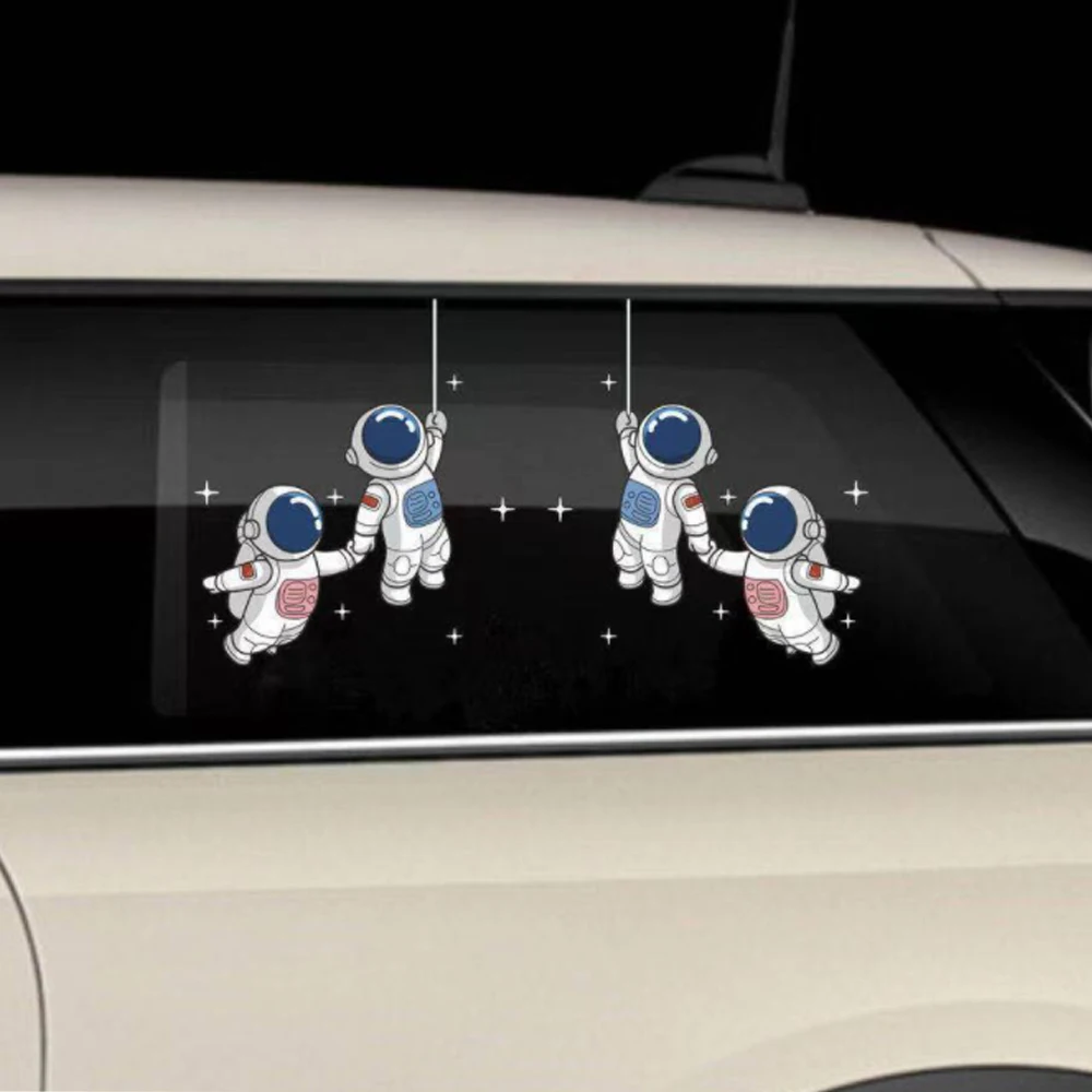 1 шт. Светоотражающая наклейка на автомобиль астронавт|Наклейки автомобиль| |