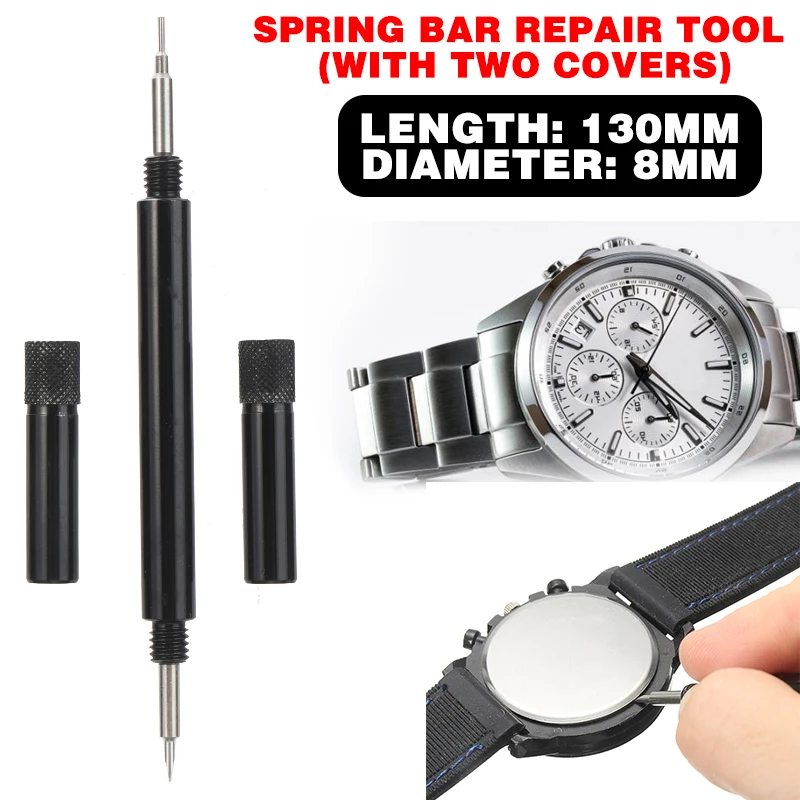 Инструмент для удаления звеньев браслета часов черный стальной ремешок с