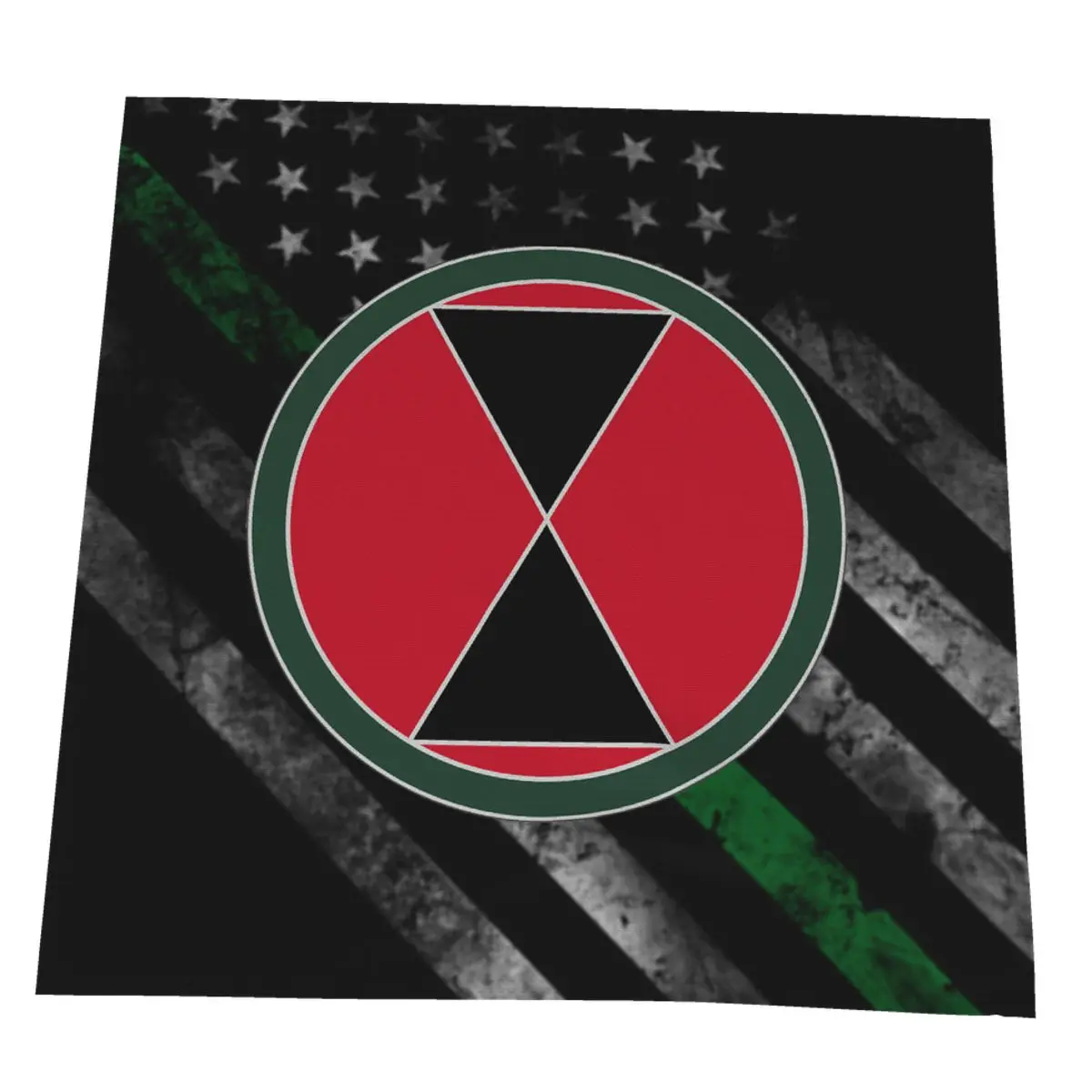 

7th Infantry Division Microfiber Absorbent Rag Cleaning Cloth Dishcloth Kitchen Napkins Linen Placemat Soft Dining Table Mat