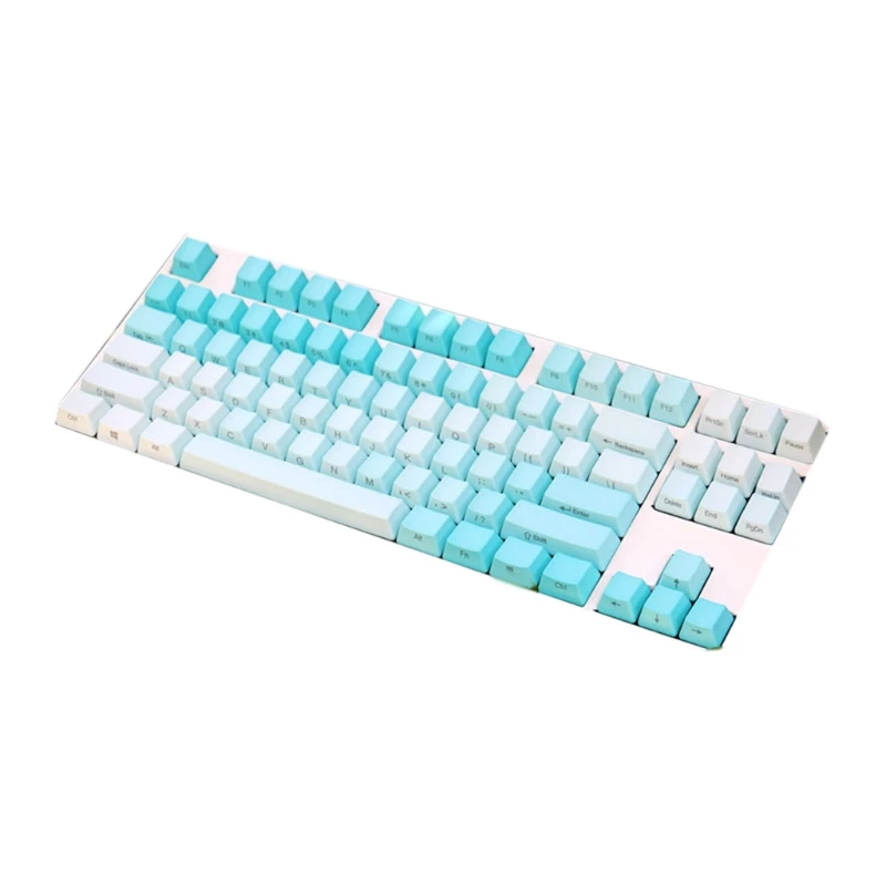 

Mechanical Keyboard Keycaps Backlit Gradient OEM Profile 87/104/108 Keys Full Set for Cherry MX Kailh Gateron Switches