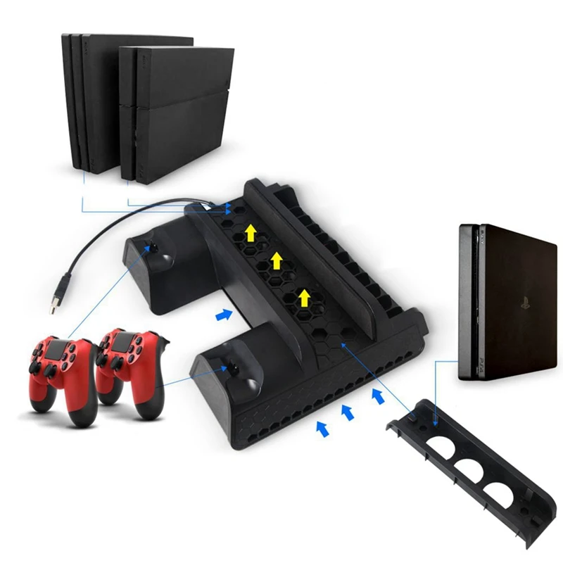 Оригинальная вертикальная подставка с контроллером охлаждающего вентилятора