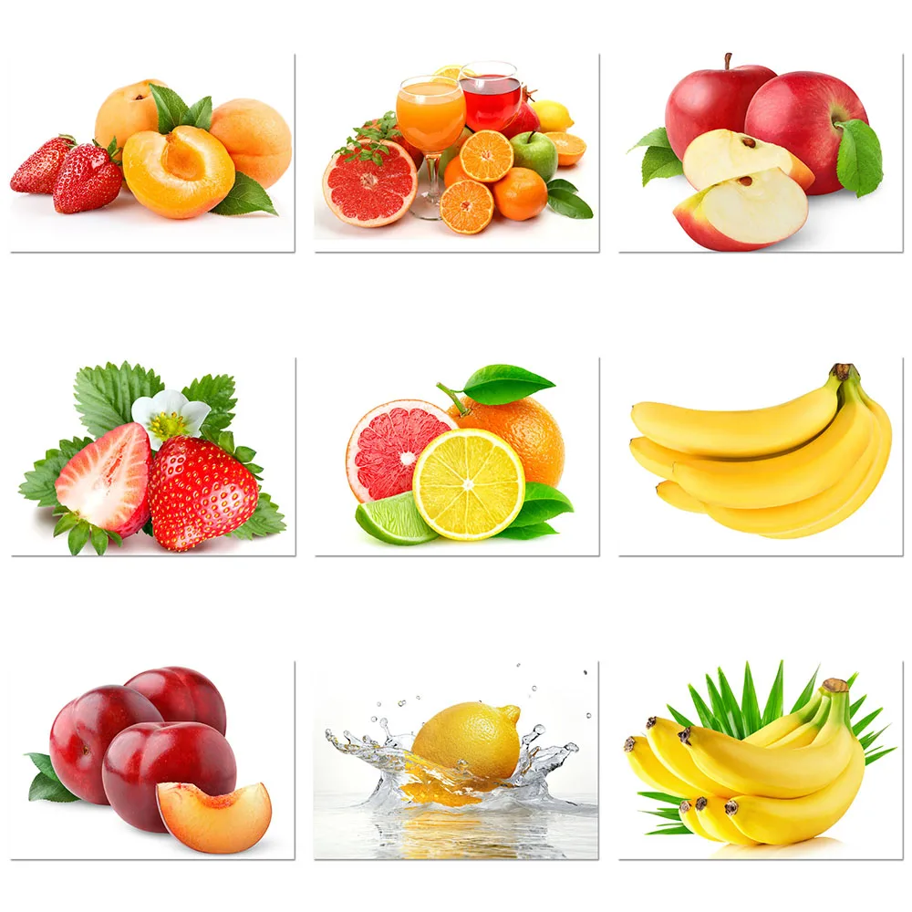 DIY Алмазная вышивка фрукты крестиком Картина из бисера пейзаж узор Полный