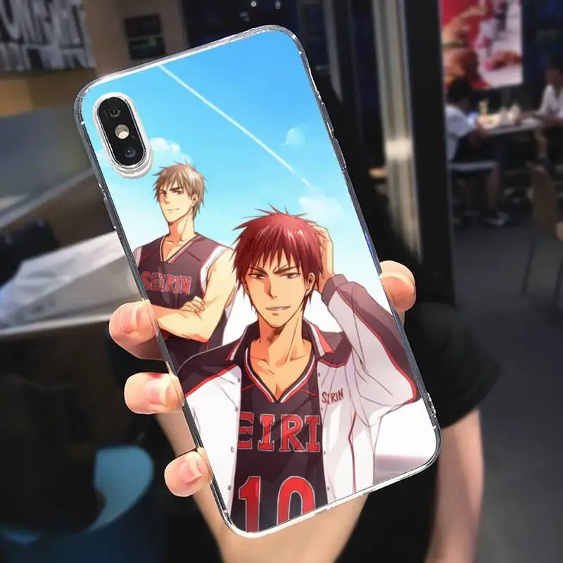 

Kurokos Basket basketball Japan anime Phone Case Transparent soft For iphone 5 5s 5c se 6 6s 7 8 11 12 plus mini x xs xr pro max